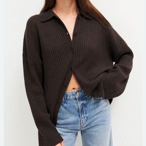 Fantino Cashmere Collared Cardigan - Reformation